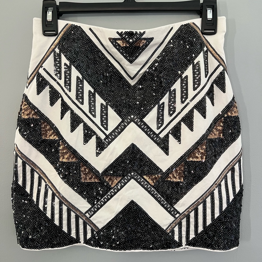 Express Sequin Skirt